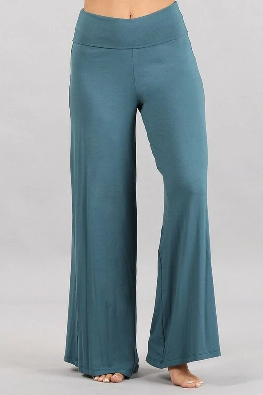 Chatoyant Fold Over Waist Palazzo Deep Teal Small
Opens in a new window or tab