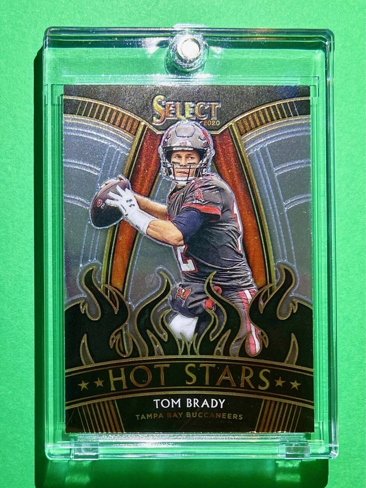 Tom Brady MINT HOT STARS SPECIAL INSERT 2020 PANINI SELECT TAMPA BAY BUCS CARD - Image 3 of 4