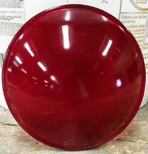 Vintage Stage Lighting Glass Lenses Red. 10 per lot. 5 1/2". 