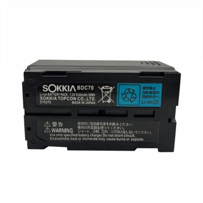 NEW SOKKIA TOPCON BDC70 Li-ion battery 7.2V 5240mAh FOR Total Station / GPS
