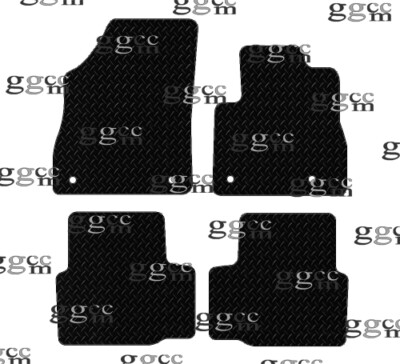FITS VAUXHALL ASTRA (K) MK7 2015 & ONWARDS TAILORED BLACK RUBBER CAR FLOOR MATS.