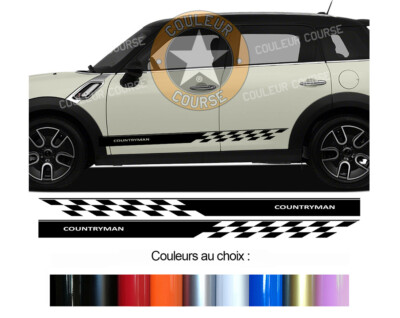 2 X UNTERBODENSTREIFEN FÜR MINI COUNTRYMAN SPORT AUFKLEBER STICKER BD435-31