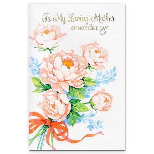 LARGE Vintage MOTHER'S DAY Card FOR MOTHER Flowers by American Greetings 1992 +✉ - Picture 1 of 6