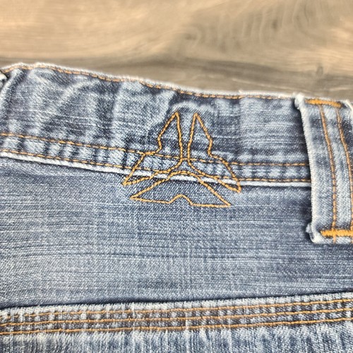 Old Navy Jeans 12 Boys Husky Straight Adjustable Medium Wash Solid - Picture 13 of 13