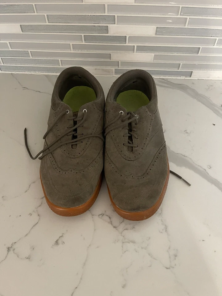 Nike Lunarlon Wingtip Suede Men's Spikeless Golf Shoes 533094-200 Size 11.5 - Image 2 of 4