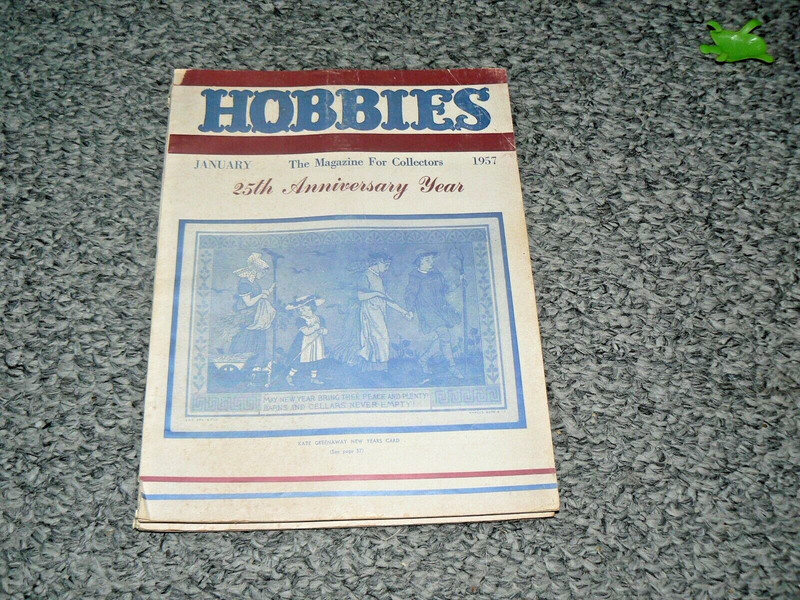 HOBBIES MAGAZINE JAN 1957 THE MAGAZINE FOR COLLECTORS  25th Year  VINTAGE
