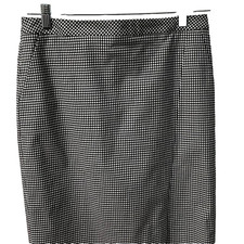 Talbots Women's Skirt Size 6 Office/Professional Lined Plaid Zip, 97 Cotton