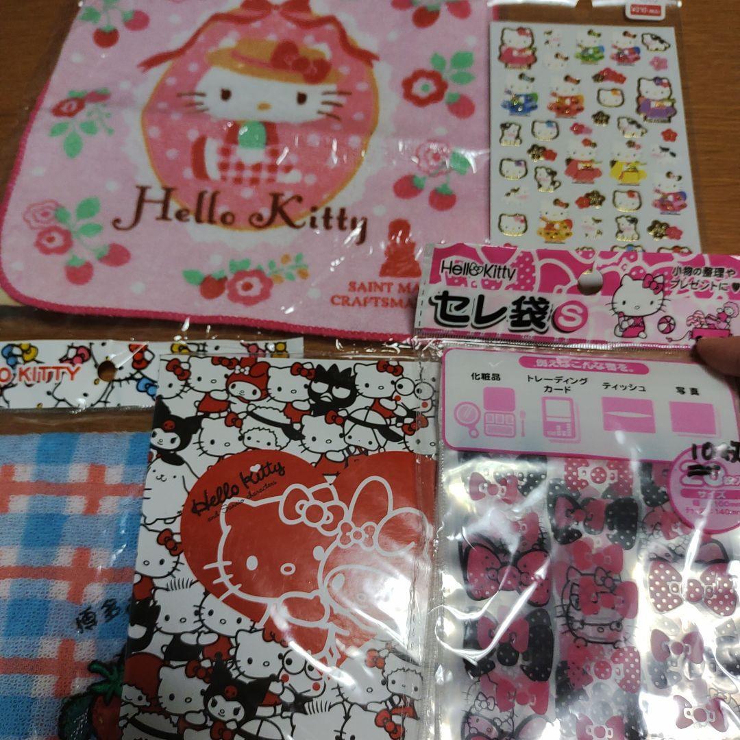 Hello Kitty Sticky Notes & Stickers Set with Cute Ribbon Design --image