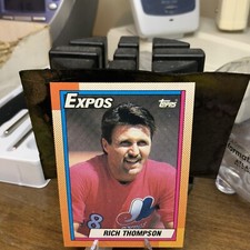 Rich Thompson - 1990 Topps #474 - Montreal Expos Baseball Card