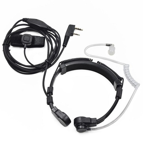 Regulowany zestaw słuchawkowy mikrofonu gardłowego do Baofeng UV5R 888S UV82 UV-B6 UV8D G - Zdjęcie 5 z 10