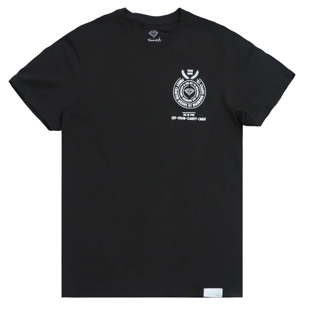 【US規格】希少 Diamond SUPPLY CO Tシャツ ブラック 黒 S Diamond Supply Co. Men's Logo Graphic Short Sleeve Crew Neck