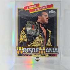 Topps Chrome WrestleMania Brutus Beefcake Junkyard Dog Hogan Lot 5 WWE