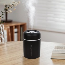Portable Mini Humidifier, 300ml USB Cool Mist Small Humidifier with Black