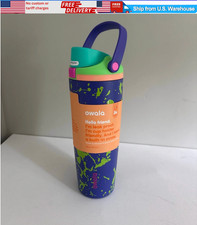 Owala FreeSip 30 oz Electric Feel Water Bottle Insulated Stainless Steel Travel