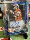 2025 Bowman Chrome University Football Blue Mini-Diamond Refractor Joey Aguilar #BCA-JOE