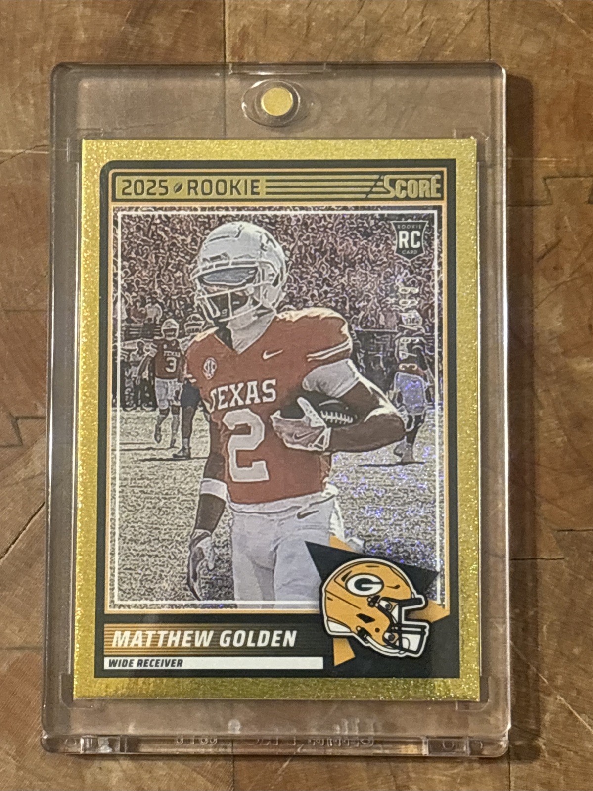 2025 Score - Rookies Matthew Golden #56 Gold Foil Parallel /499