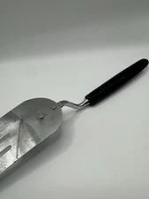 Vintage EKCO CHROMIUM PLATED  Long Angle Blade SLOTTED SPATULA TURNER UTENSIL