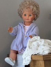 Götz Hannah 50cm Doll 2020 Blonde Curly Hair Blue Eyes Vinyl Play Doll