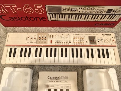 Casio Casiotone MT-65 Vintage Keyboard - Boxed, Manual, MINT