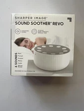 Sharper Image Sound Soother Revo White Noise Machine 6 Sounds Timer Portable New
