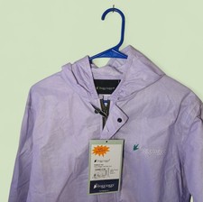 Waterproof Rain Coat Size Youth Medium Lavender NWT Frogg Toggs