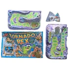 Vtg 1991 Tornado Rex Board Game Incomplete w/ Original Box Parker Brothers READ