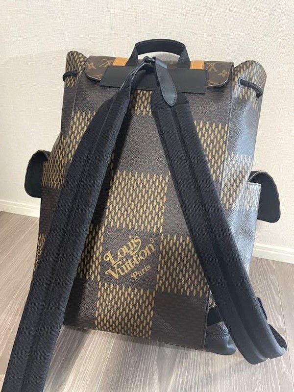 Louis Vuitton Nigo Christopher PM Backpack Bag N40358 Damier Purse