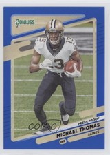 2021 Panini Donruss Press Proof Blue Michael Thomas #96 0nr3