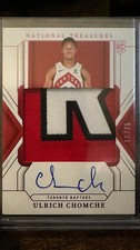 ULRICH CHOMCHE 2024-25 NATIONAL TREASURES RPA ROOKIE PATCH RC AUTO /25
