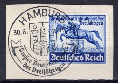 DR-3.Reich 746 Elegant Luxury Stamp on Letter Part (y81532