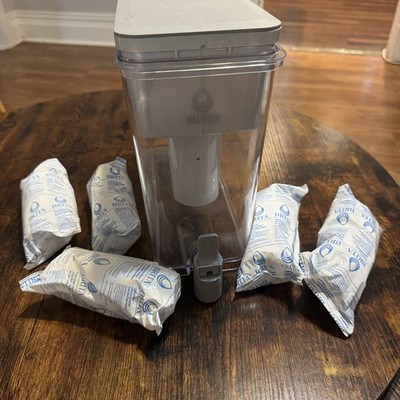 Brita Extra Large 27-Cup UltraMax Filtered Water Dispenser w/ 5 new filters