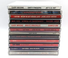 Gary Moore 12 CD Lot Dirty Fingers White Knuckles After Hours Blues For Greeny