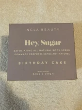 NCLA BEAUTY Hey, Sugar Exfoliating All Natural Body Scrub NEW Best By 12/2024
