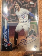 2020 Topps Clearly Authentic Autographs - Bo Bichette #CCA-BO Black /75 (AU, RC)