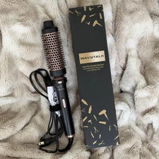Wavytalk Heated Round Brush – Ceramic, Dual Voltage, Detachable – Used