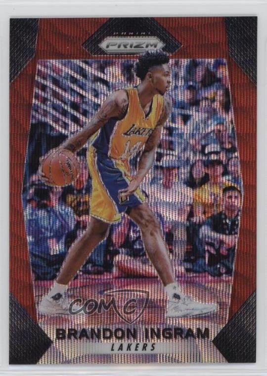2017-18 Panini Prizm Ruby Wave Prizm Brandon Ingram #284 0yk6