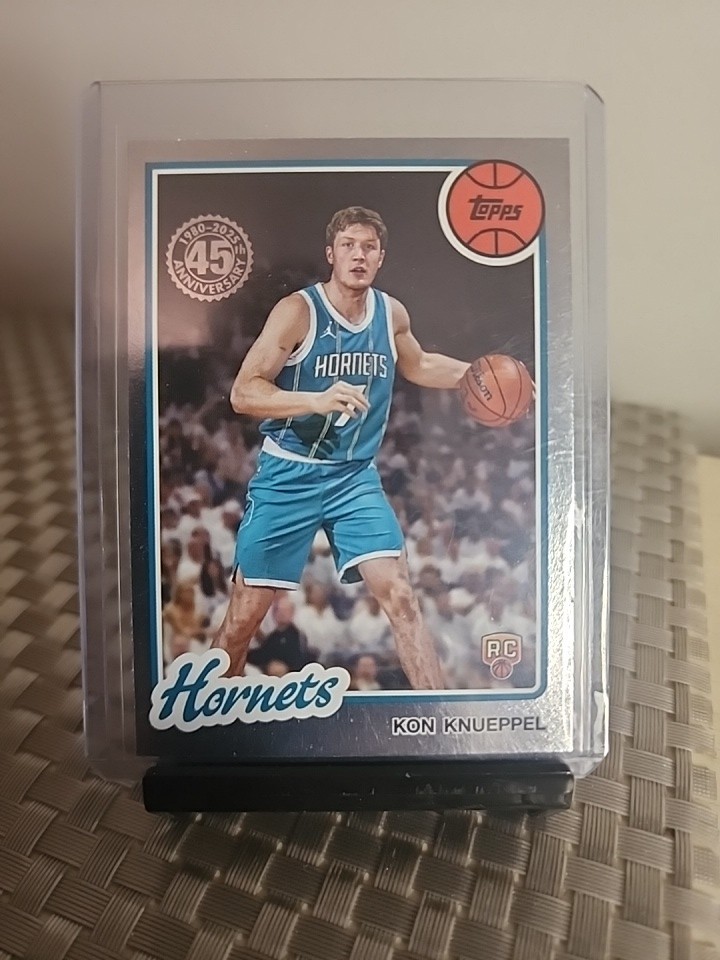 Kon Knueppel 80BK-53 RC 2025-26 Topps 45th Anniv Retro Silver Hornets Rookie