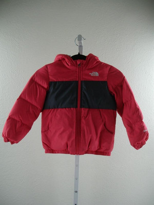 The North Face Toddler 5T 5B Moondoggy Hoodie Down Puffer Jacket Paradise Pink