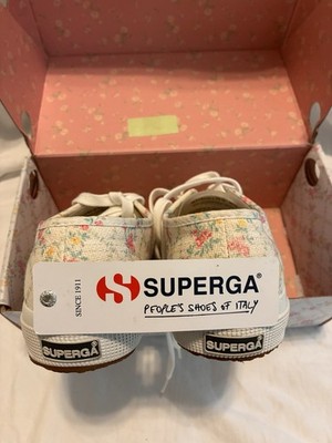 Superga People s Shoes Of Italy   Floral  US-M 6, W 7.5, Euro-38