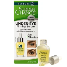 Sudden Change 3-MINUTE UNDER-EYE FIRMING SERUM Lines Wrinkles Puffiness Disappea