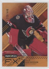 2021 Upper Deck Synergy FX Rookies Orange 120/449 Filip Gustavsson #FXR-FG u0h