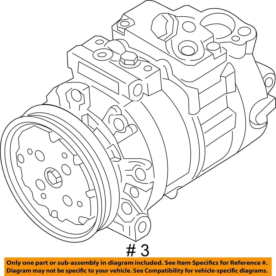 Compresor de aire acondicionado modelo R construido en Alemania para 15-19 GOLF 3036916 Foto 4 de 4
