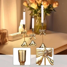 Metal Candle Holder Decorative Candle Stick Holder for Tabletop Festival