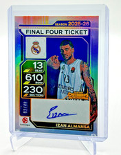 2025/26 Panini Contenders Euroleague Final Four Tikcet IZAN ALMANSA Holo 02/49