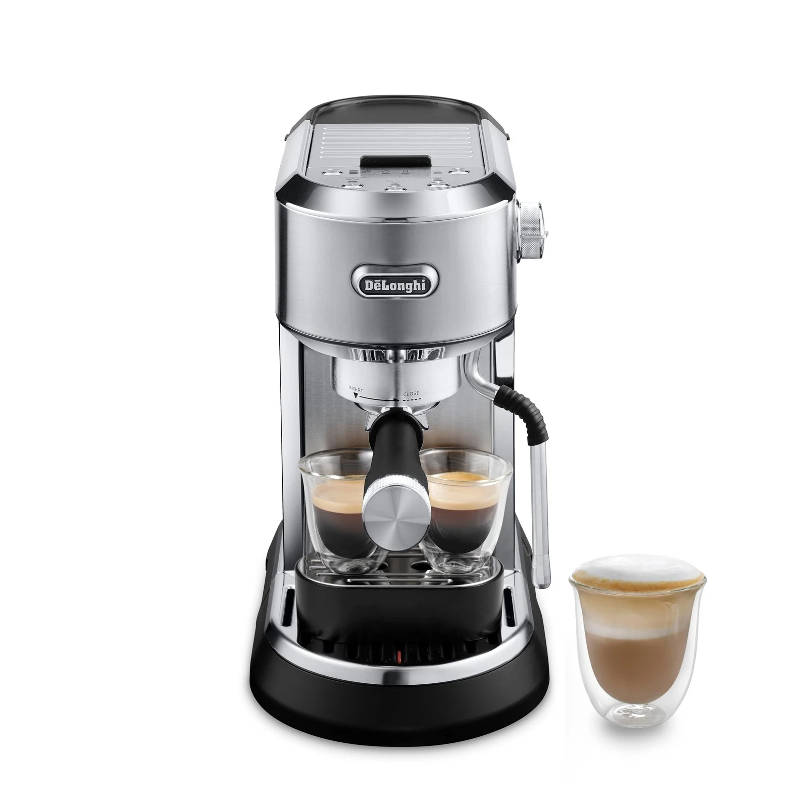 De Longhi Dedica Maestro Espresso Machine Milk Frother 15-Bar Pump Temperature