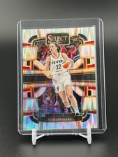 2024 Panini Select WNBA Caitlin Clark #72 Silver Flash Prizm Concourse Rookie KW