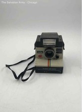 Vintage Polaroid OneStep Autofocus 660 SE Black Beige Instant Land Camera