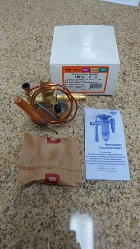 Sporlan SBFSE-A-Z Thermostatic Expansion Valve (TXV), R-404A, Low Temp, 1/2–1 To