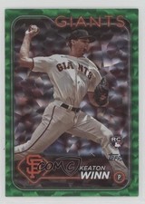2024 Topps Series 1 Green Crackle Foil 207/499 Keaton Winn #83 07f1