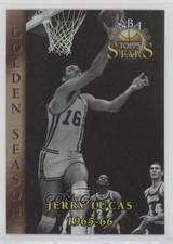 1996 Topps Stars Golden Season Finest Refractor Jerry Lucas #75 HOF 04at